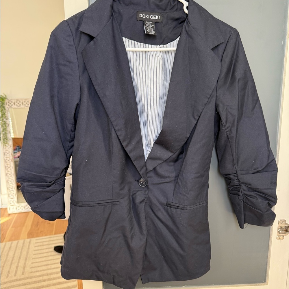 Doki Geki Women's Navy Blazer
